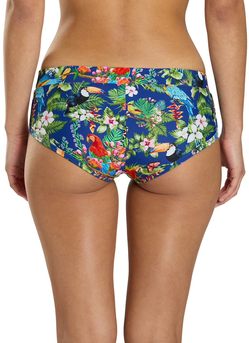 Sporti Active Tropical Oasis Cheeky Boyshort Swim Bottom