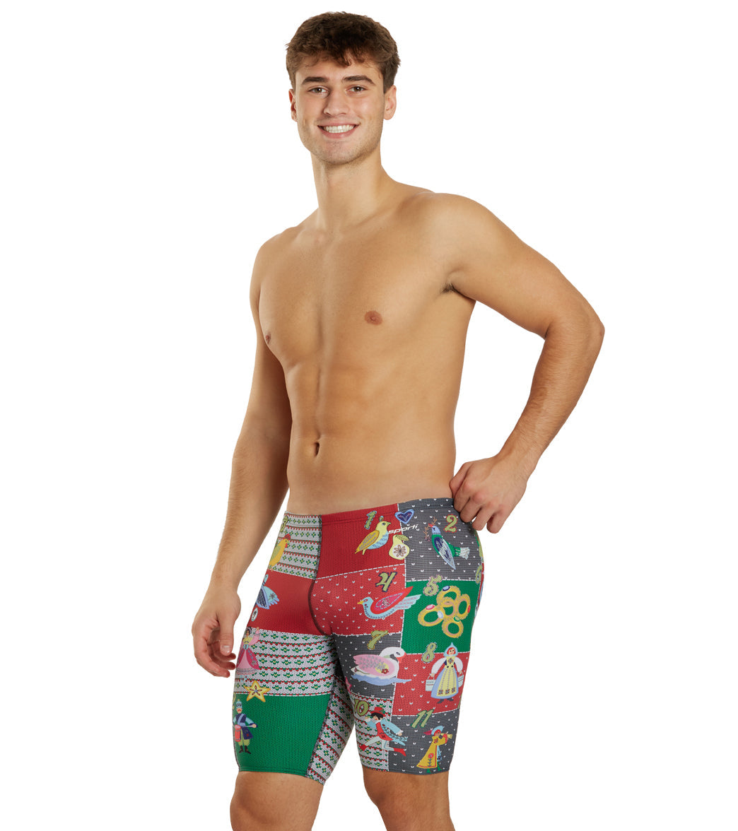 Sporti Granny Sweater 12 Days Of Christmas Jammer Swimsuit (22-44)