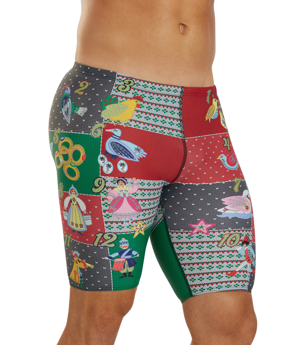 Sporti Granny Sweater 12 Days Of Christmas Jammer Swimsuit (22-44)