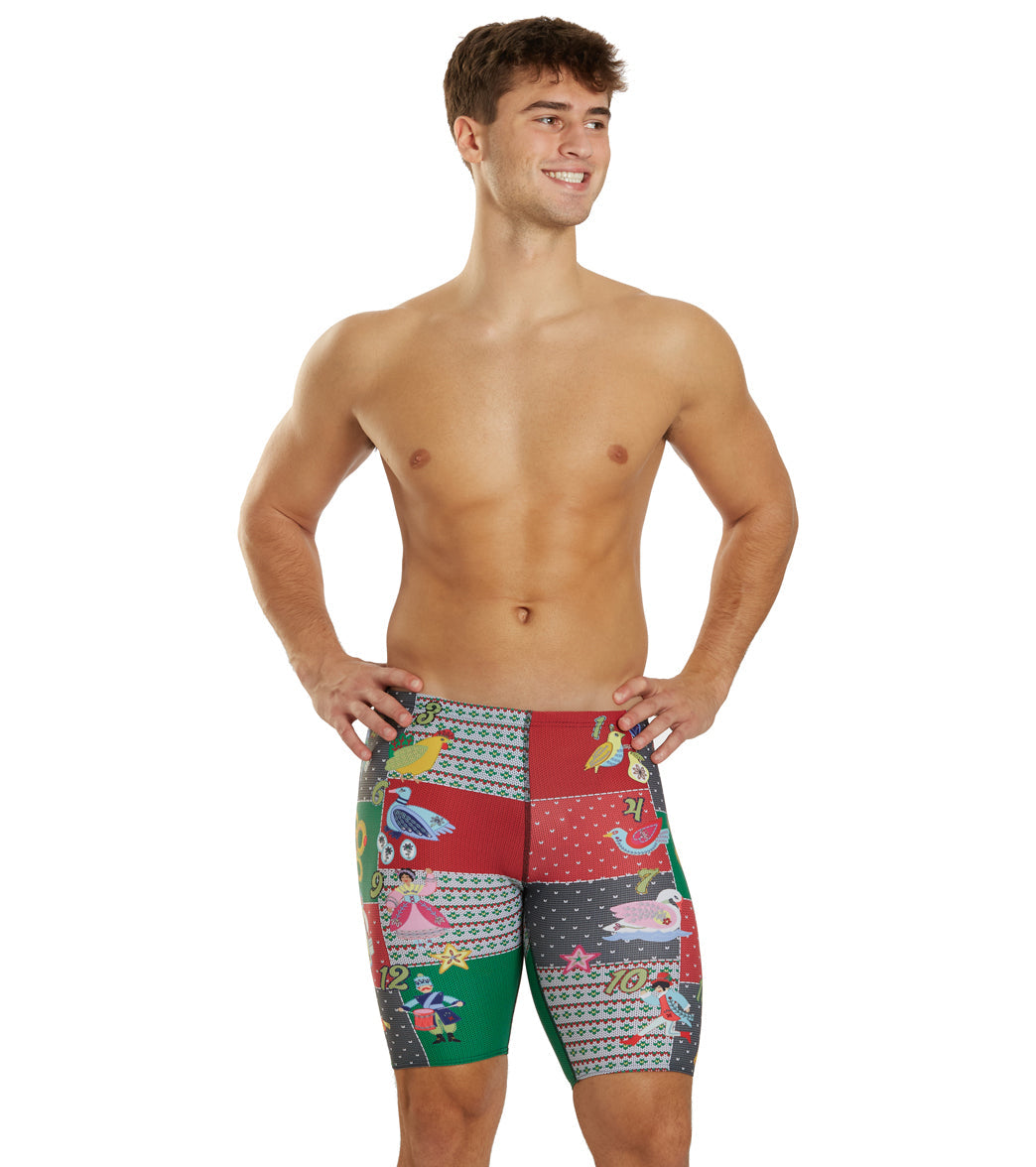 Sporti Granny Sweater 12 Days Of Christmas Jammer Swimsuit (22-44)