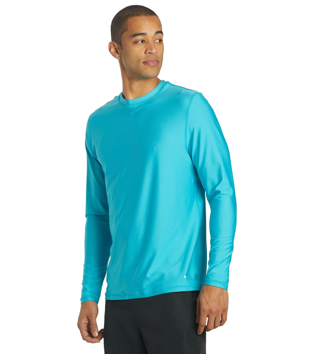 Sporti Men's L/S UPF 50+ Relax Fit Swim Shirt