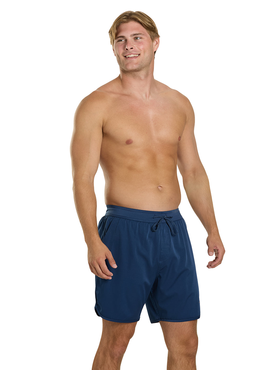 Sporti Men's Stretch Short With Compression Liner