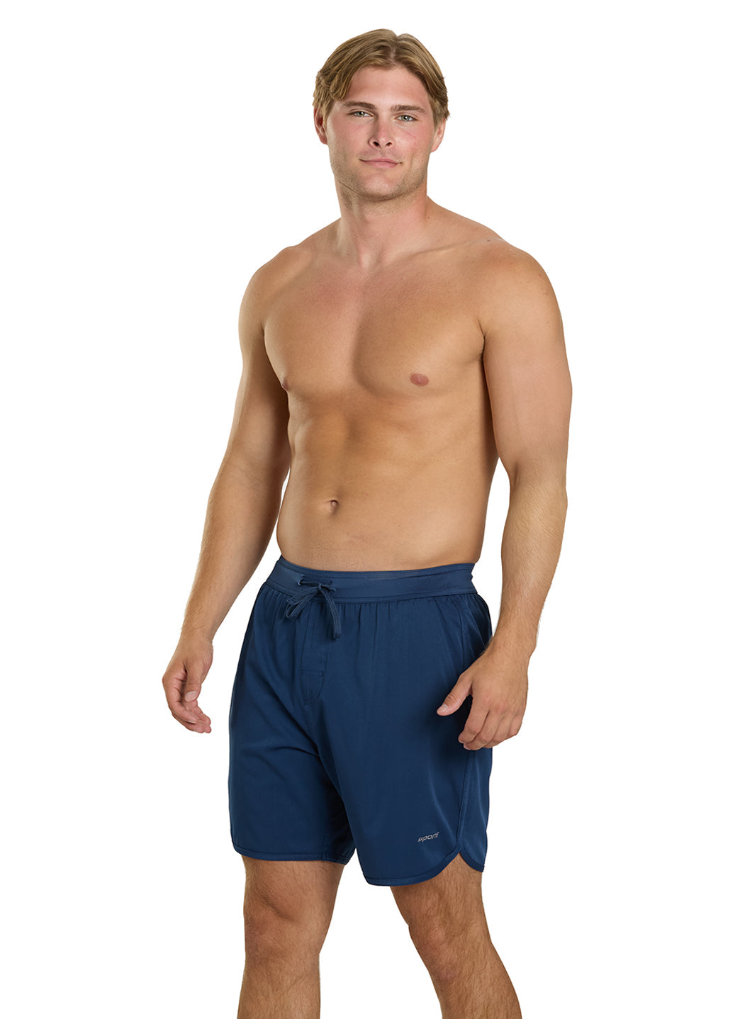 Sporti Men's Stretch Short With Compression Liner