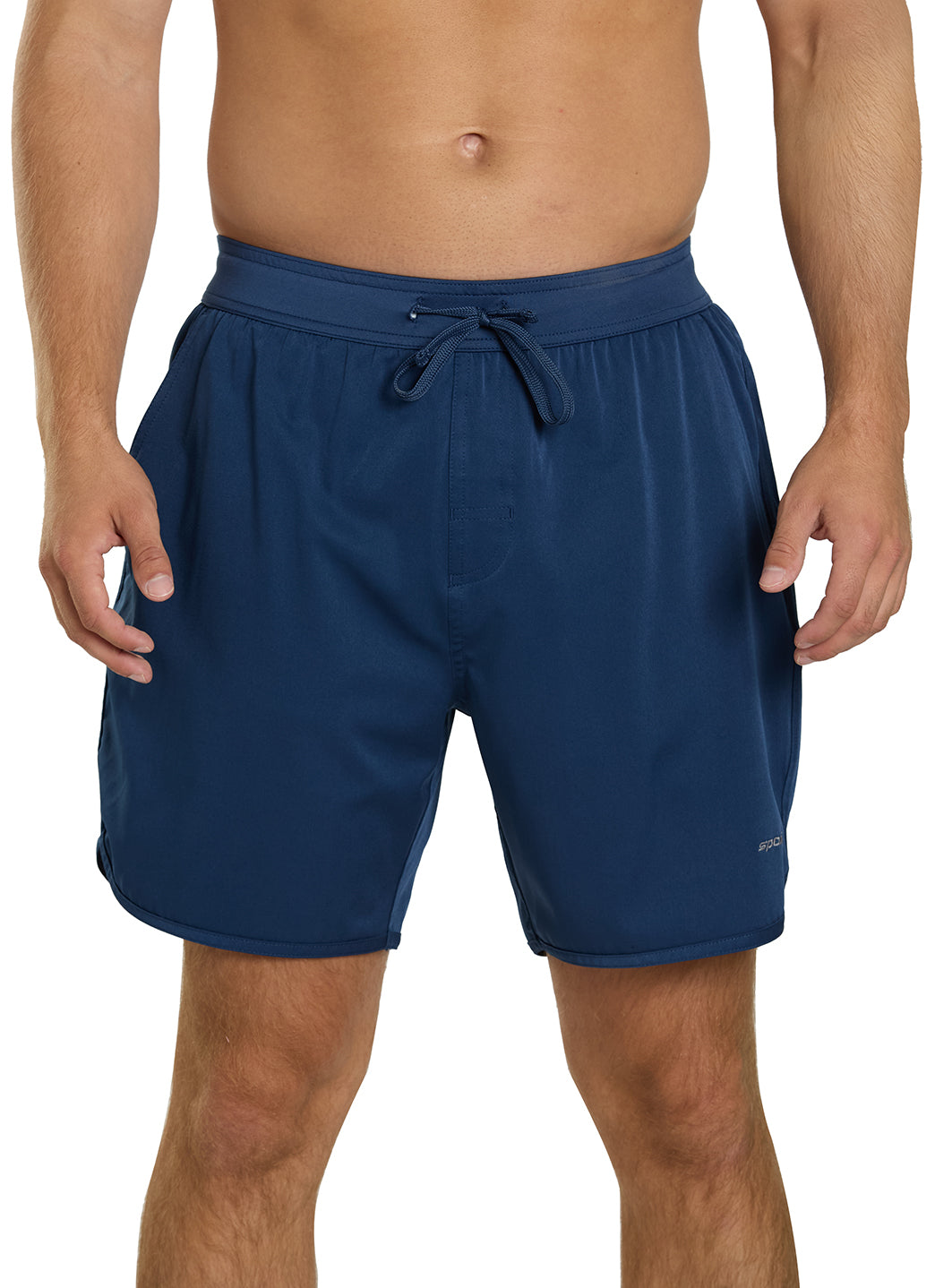 Sporti Men's Stretch Short With Compression Liner