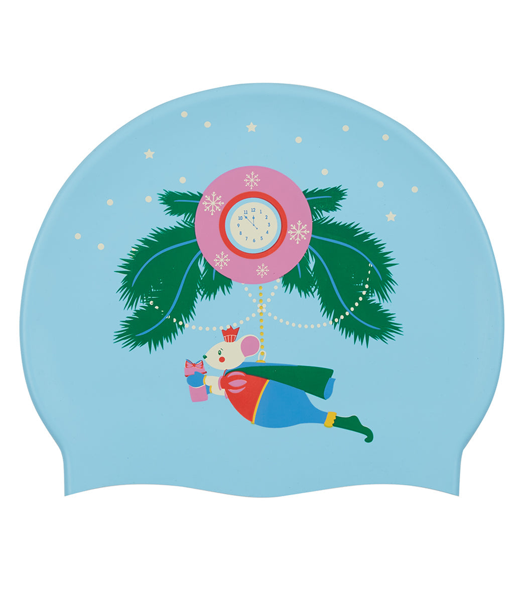 Sporti Sugar Plum Silicone Swim Cap Jr.