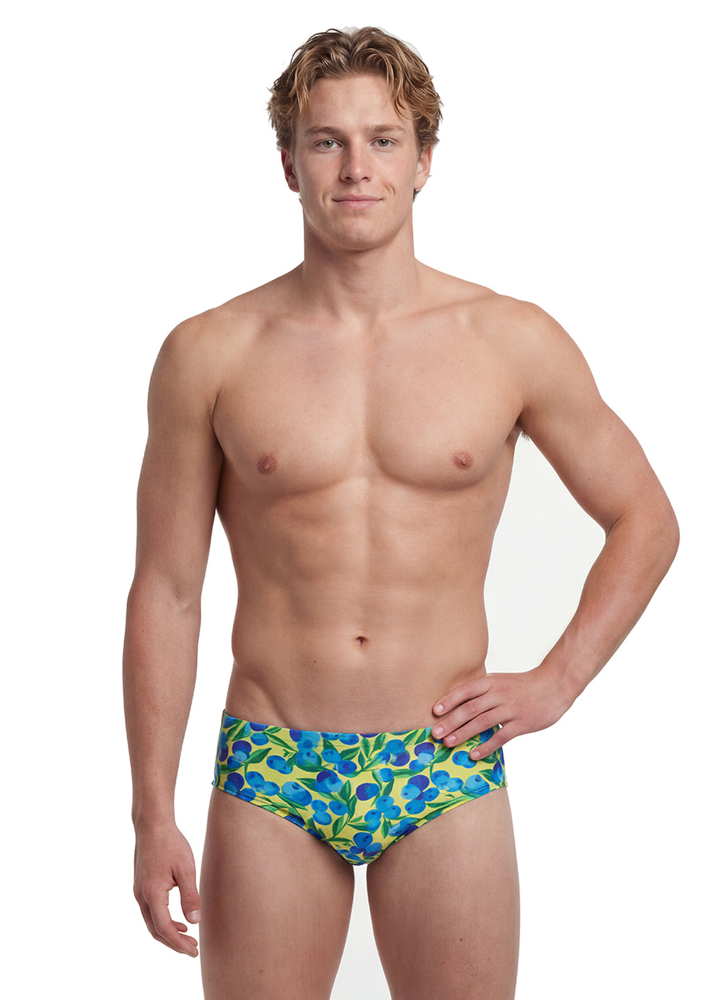 Sporti Blueberry Breeze Brief Swimsuit (26-40)