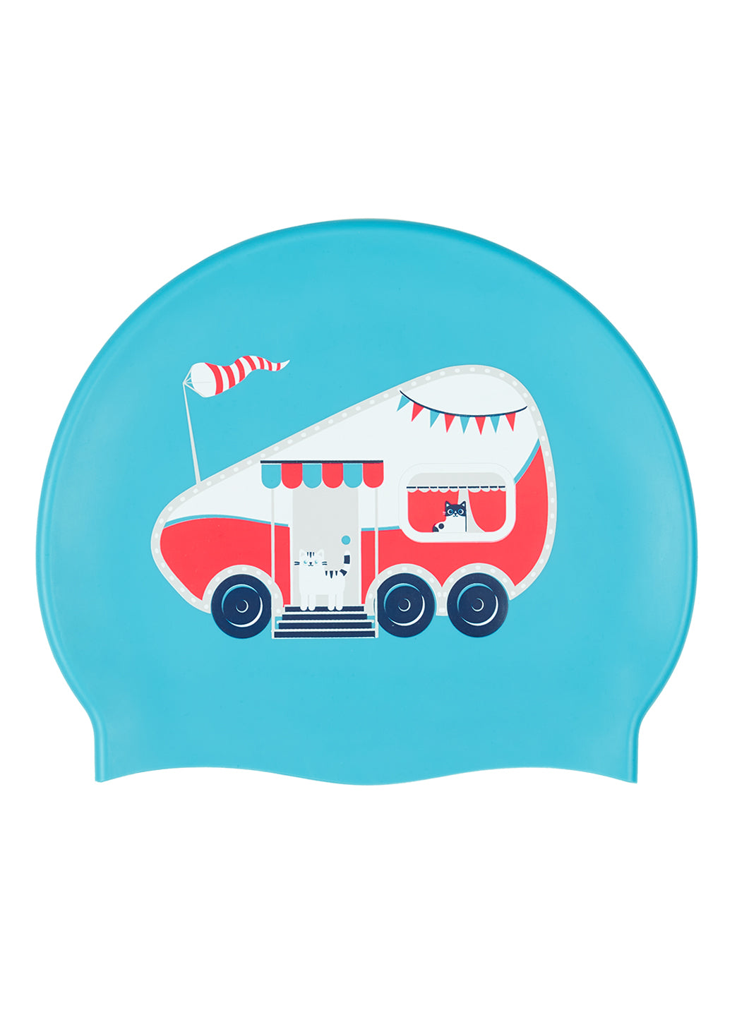 Sporti Roadtrip Silicone Swim Cap