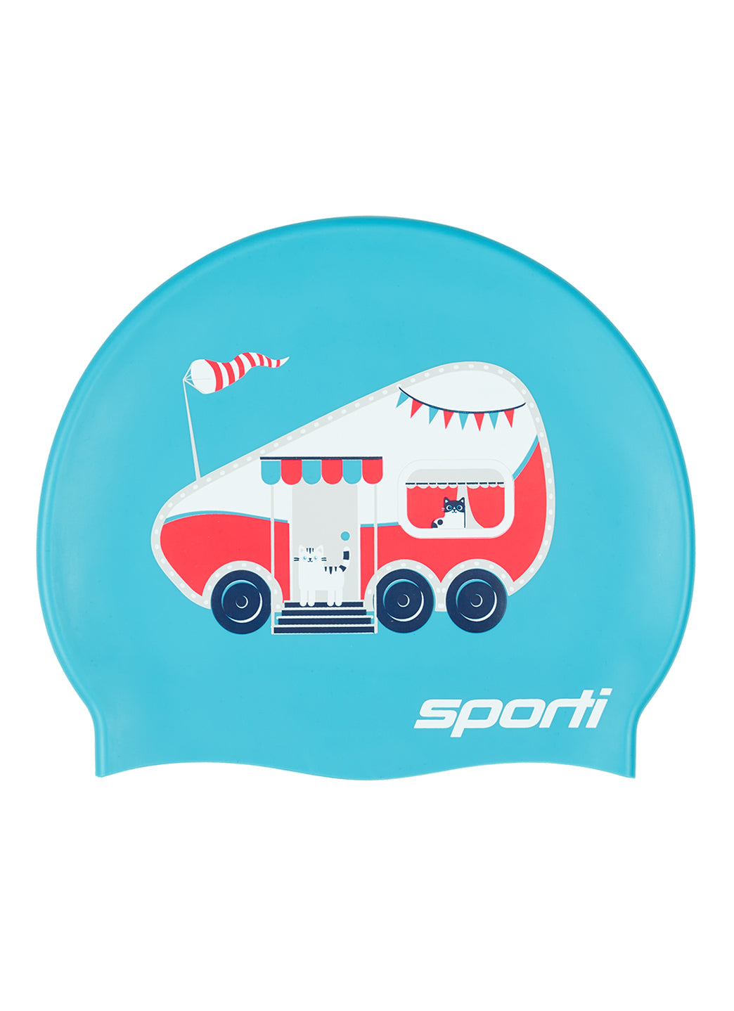 Sporti Roadtrip Silicone Swim Cap