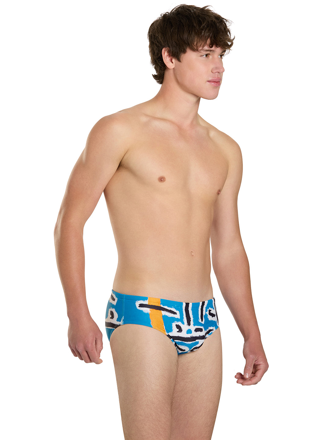 Sporti Senecio Splash Brief Swimsuit (26-40)