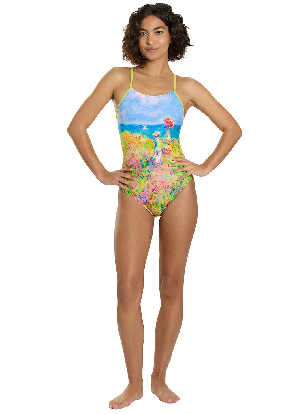 Sporti Seaside Impression Micro Back One Piece Swimsuit (26-40)
